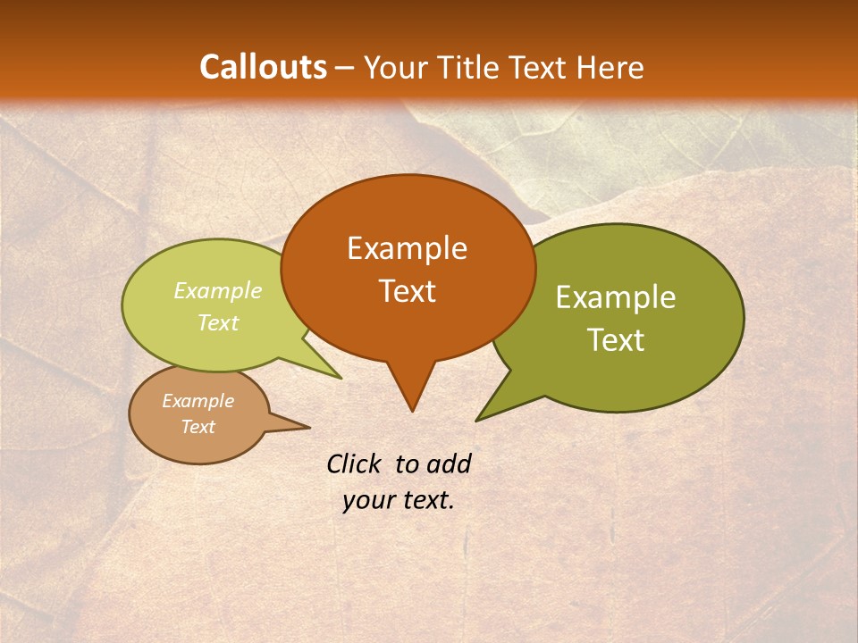 Natural Brown Color PowerPoint Template