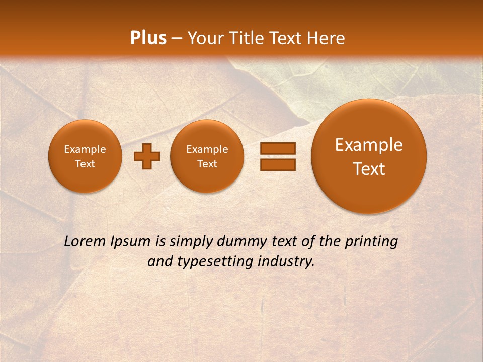 Natural Brown Color PowerPoint Template