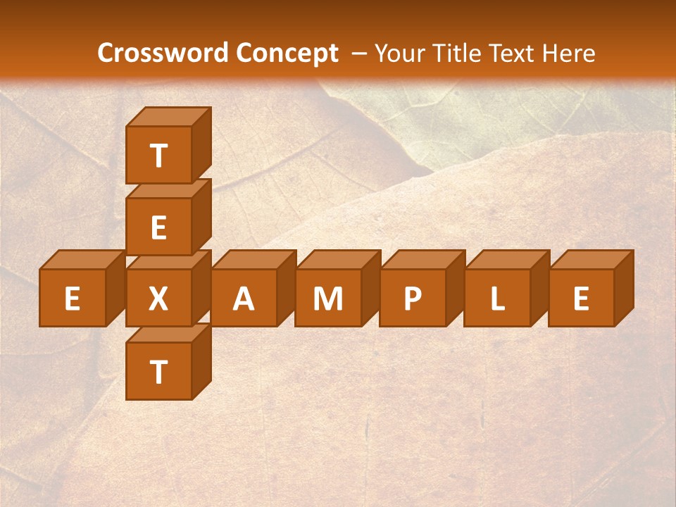 Natural Brown Color PowerPoint Template