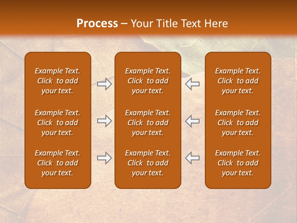 Natural Brown Color PowerPoint Template