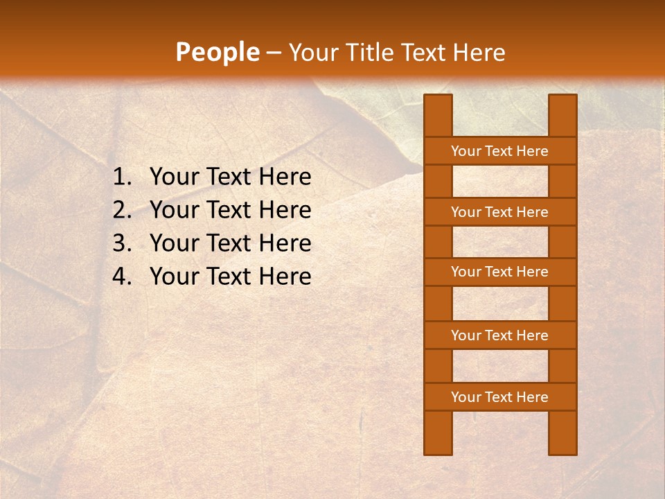 Natural Brown Color PowerPoint Template