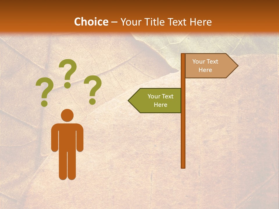 Natural Brown Color PowerPoint Template