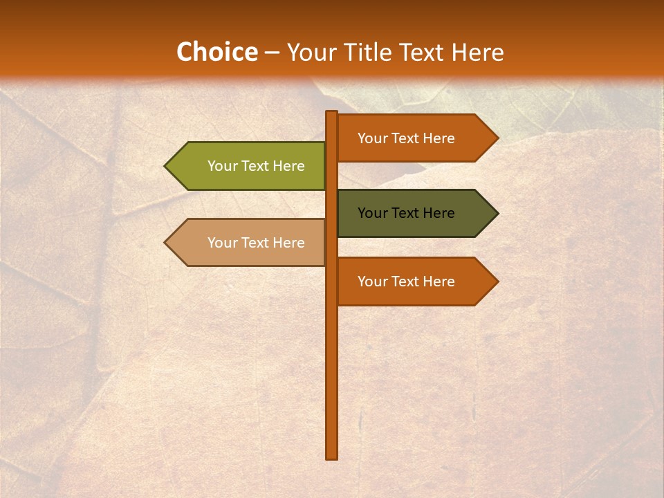 Natural Brown Color PowerPoint Template