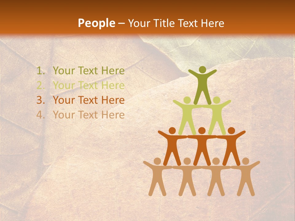 Natural Brown Color PowerPoint Template