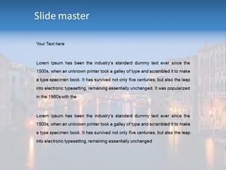 Tourism Clouds Travel PowerPoint Template