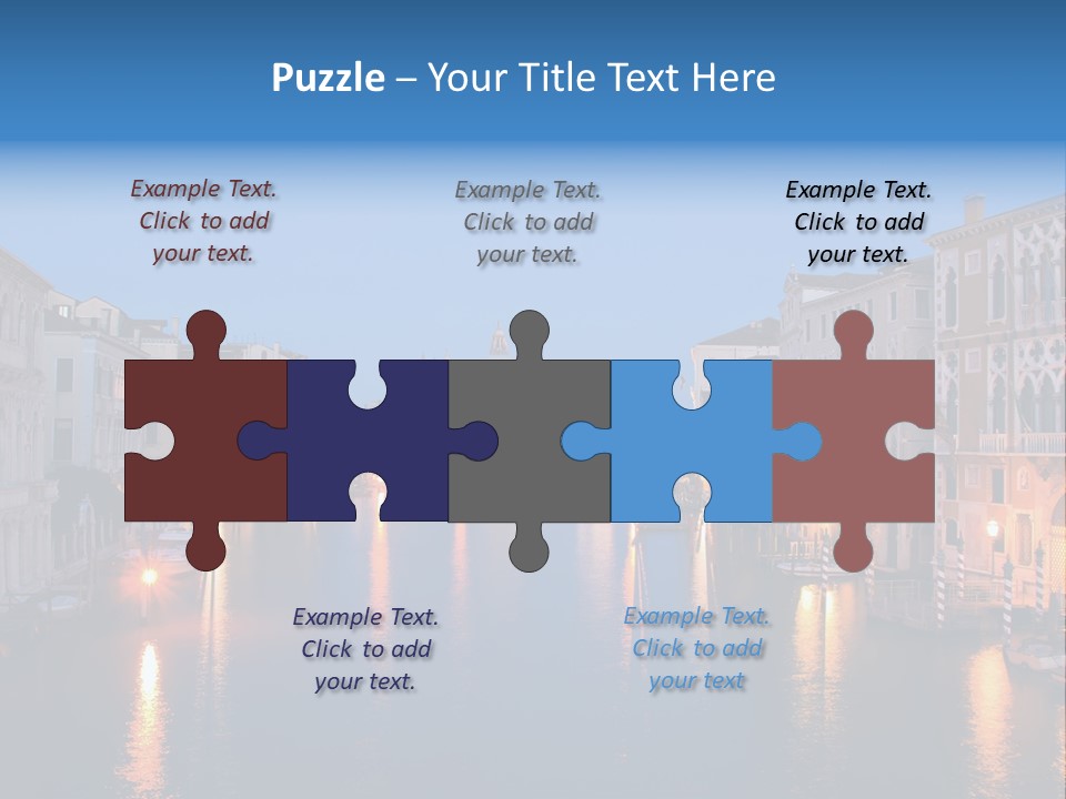 Tourism Clouds Travel PowerPoint Template