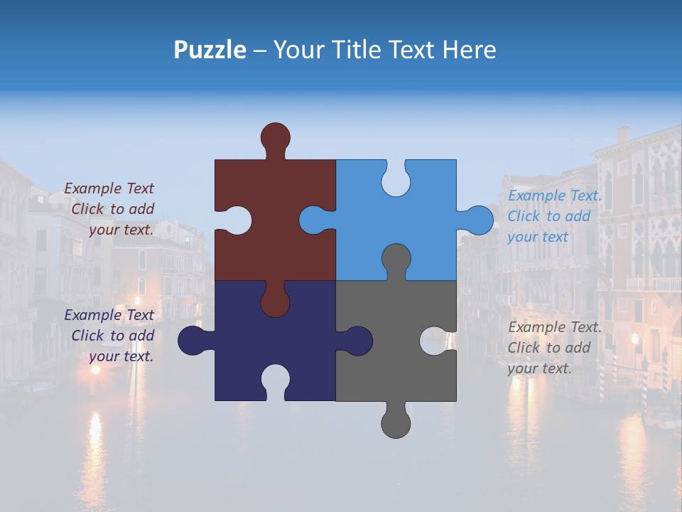 Tourism Clouds Travel PowerPoint Template