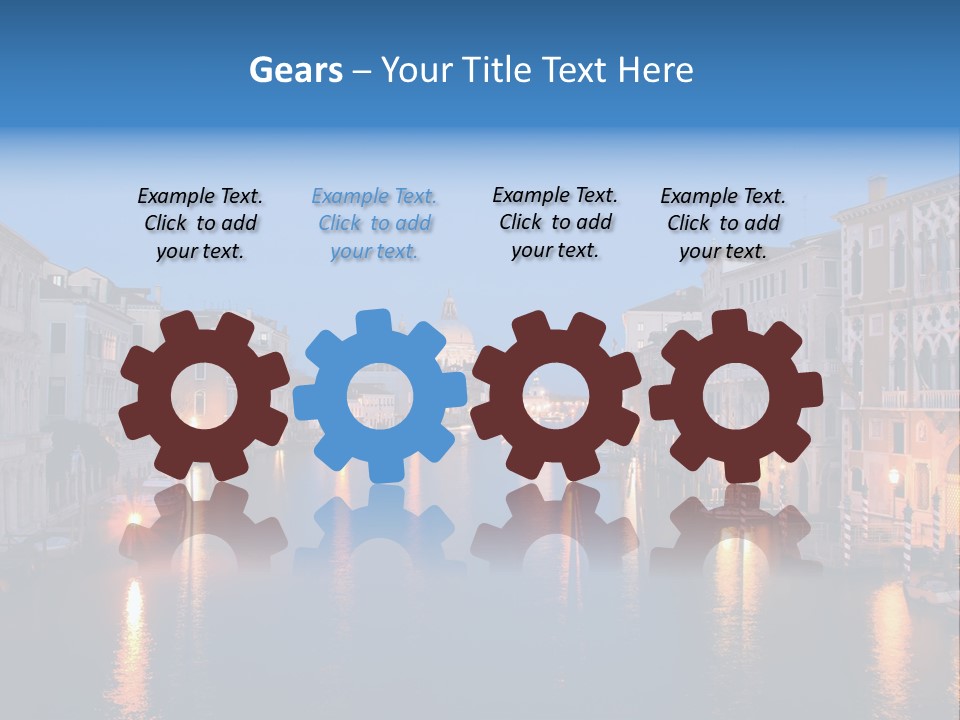 Tourism Clouds Travel PowerPoint Template