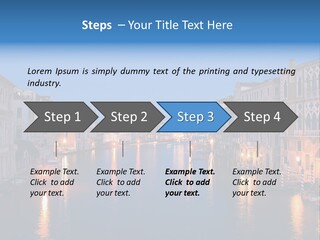 Tourism Clouds Travel PowerPoint Template