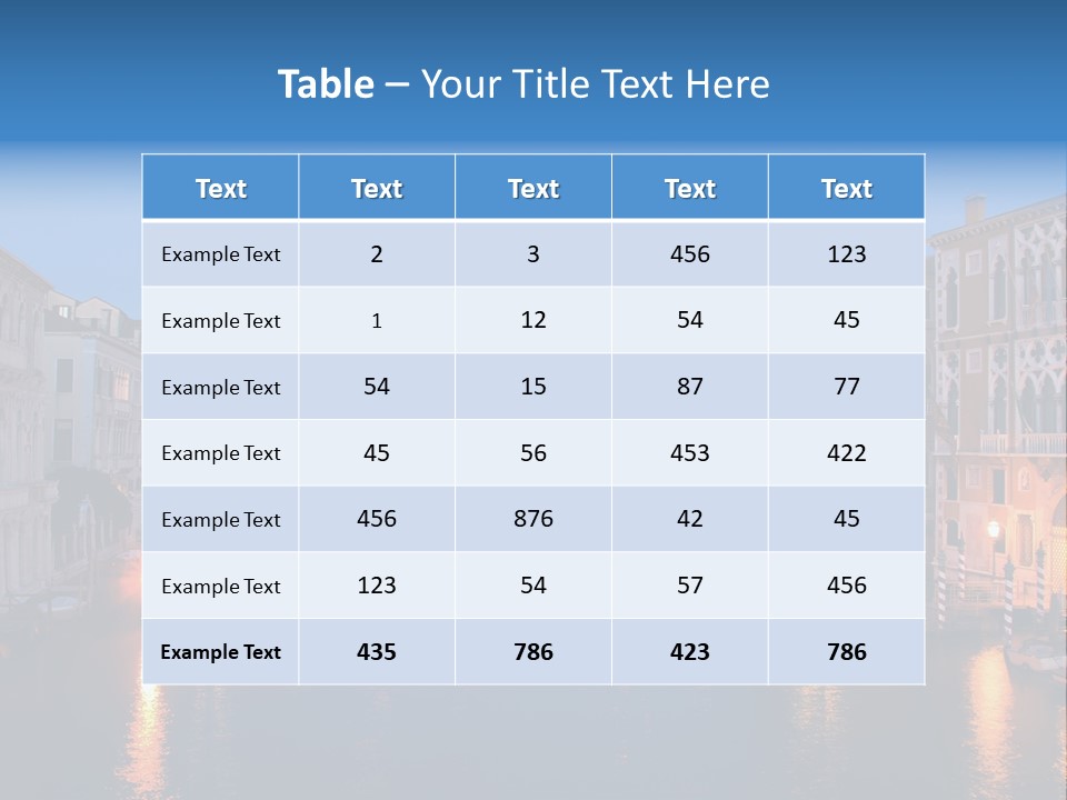 Tourism Clouds Travel PowerPoint Template