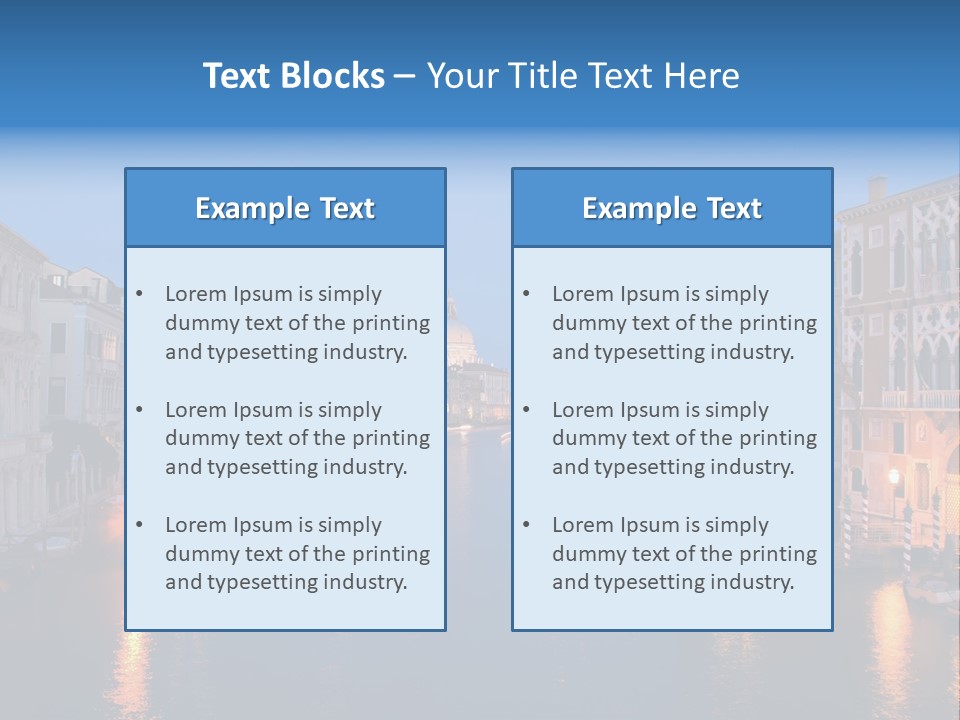 Tourism Clouds Travel PowerPoint Template