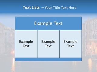 Tourism Clouds Travel PowerPoint Template
