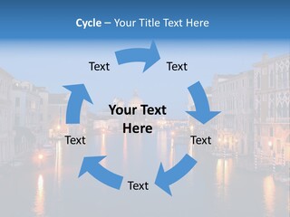 Tourism Clouds Travel PowerPoint Template