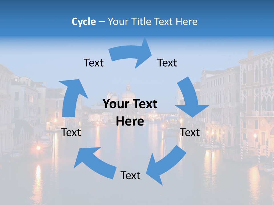 Tourism Clouds Travel PowerPoint Template