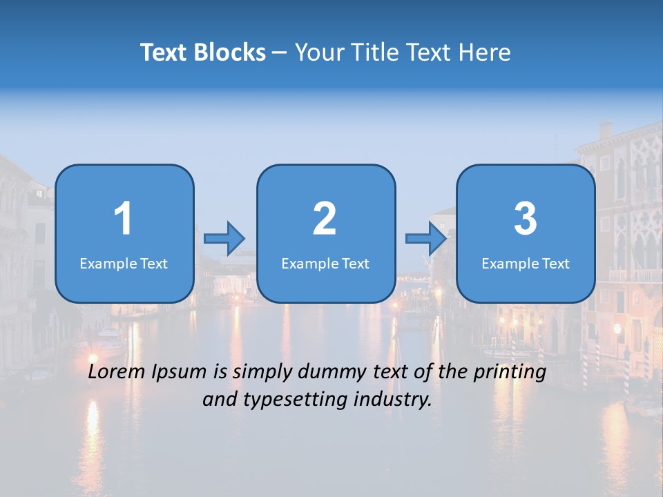 Tourism Clouds Travel PowerPoint Template
