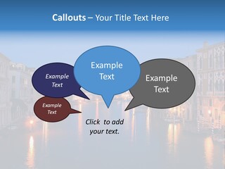 Tourism Clouds Travel PowerPoint Template