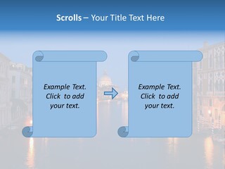 Tourism Clouds Travel PowerPoint Template