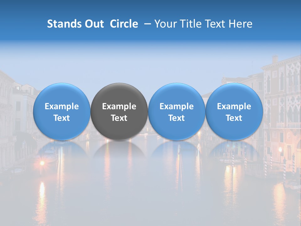 Tourism Clouds Travel PowerPoint Template