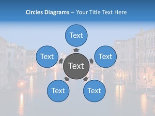 Tourism Clouds Travel PowerPoint Template