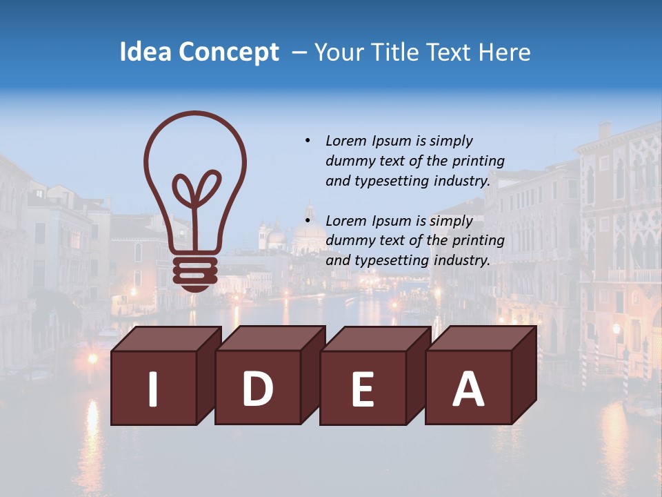 Tourism Clouds Travel PowerPoint Template