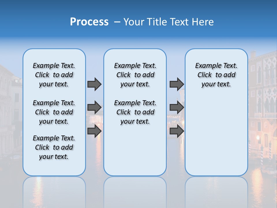 Tourism Clouds Travel PowerPoint Template