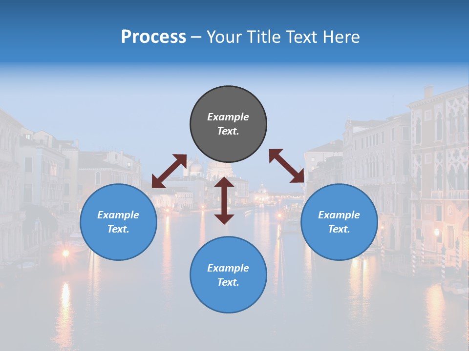 Tourism Clouds Travel PowerPoint Template