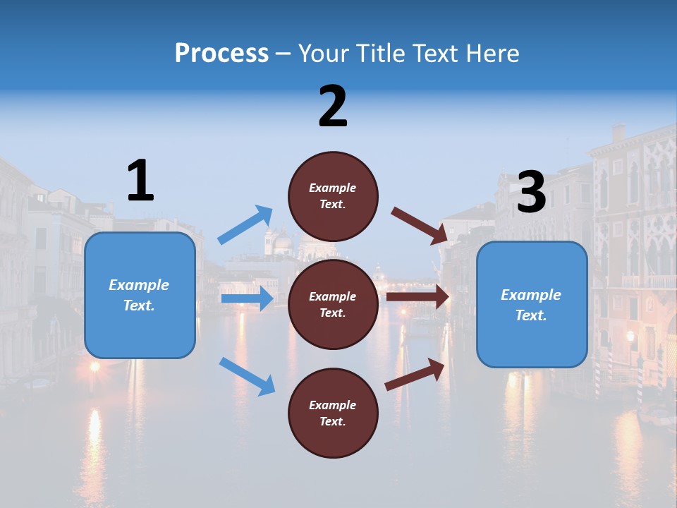 Tourism Clouds Travel PowerPoint Template