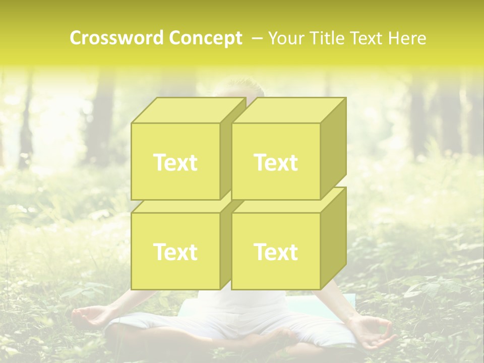 Fitness Recreation White PowerPoint Template