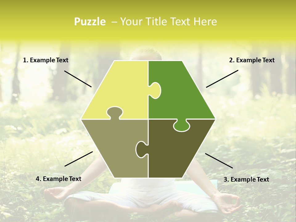 Fitness Recreation White PowerPoint Template