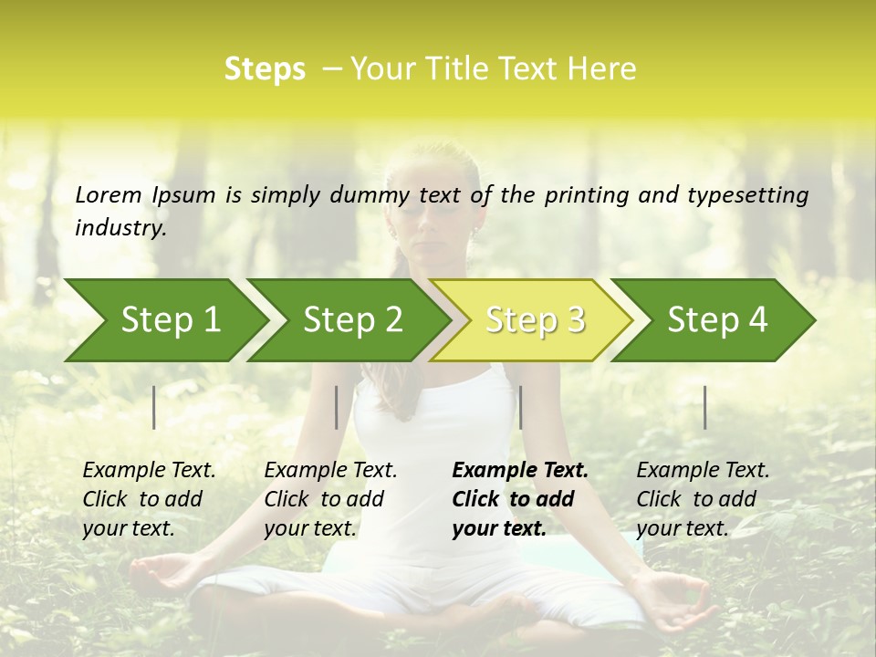 Fitness Recreation White PowerPoint Template