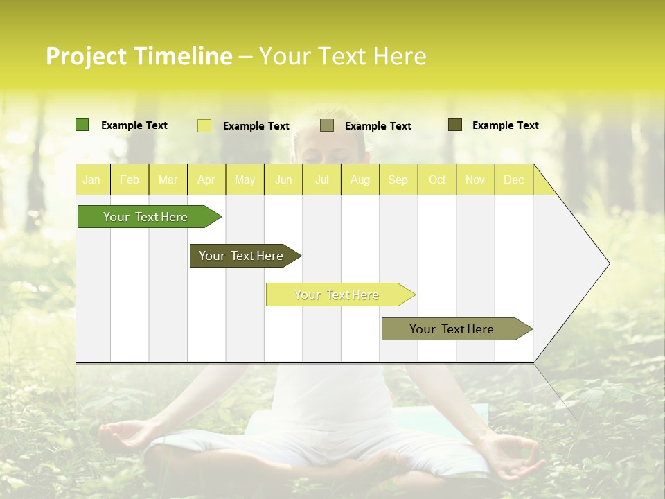 Fitness Recreation White PowerPoint Template