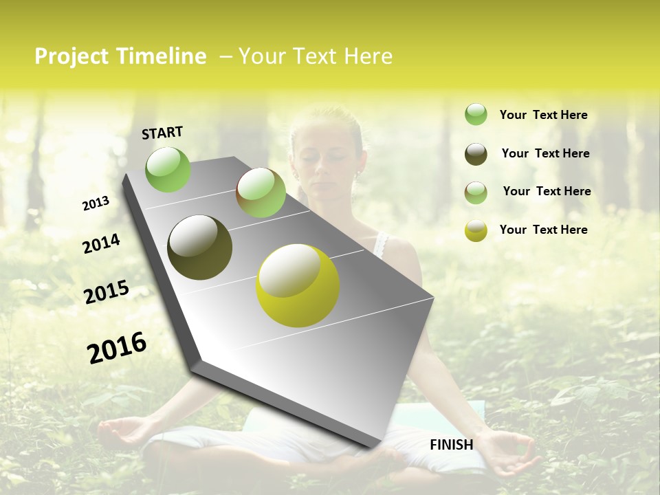 Fitness Recreation White PowerPoint Template