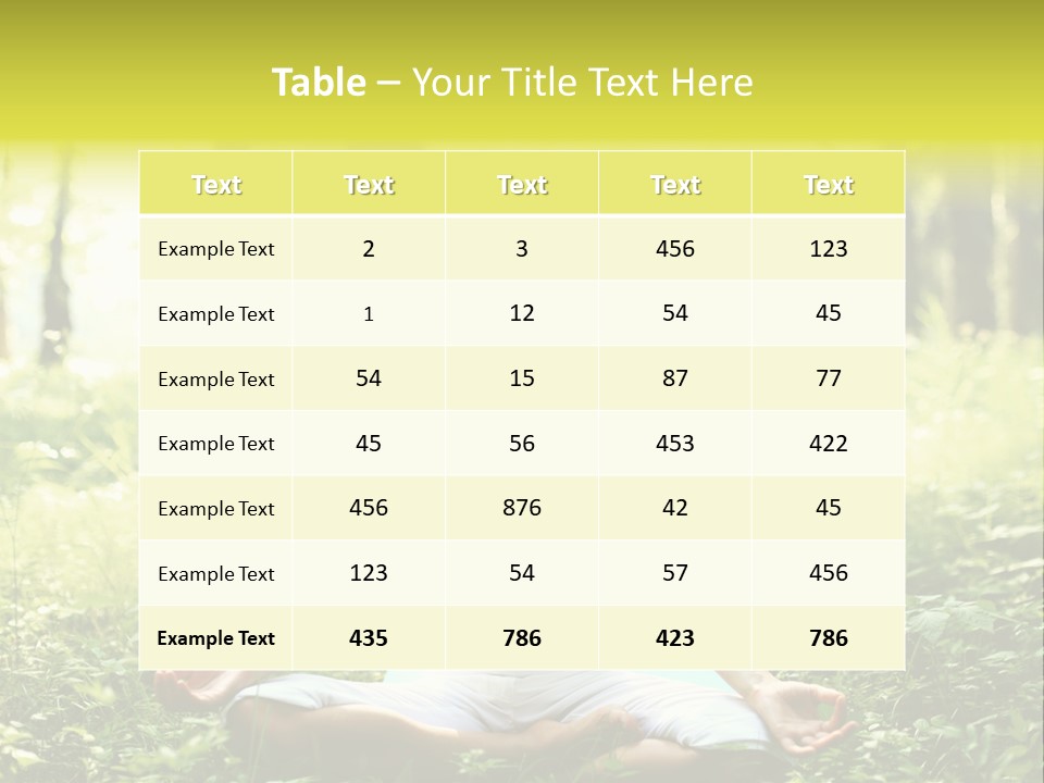 Fitness Recreation White PowerPoint Template