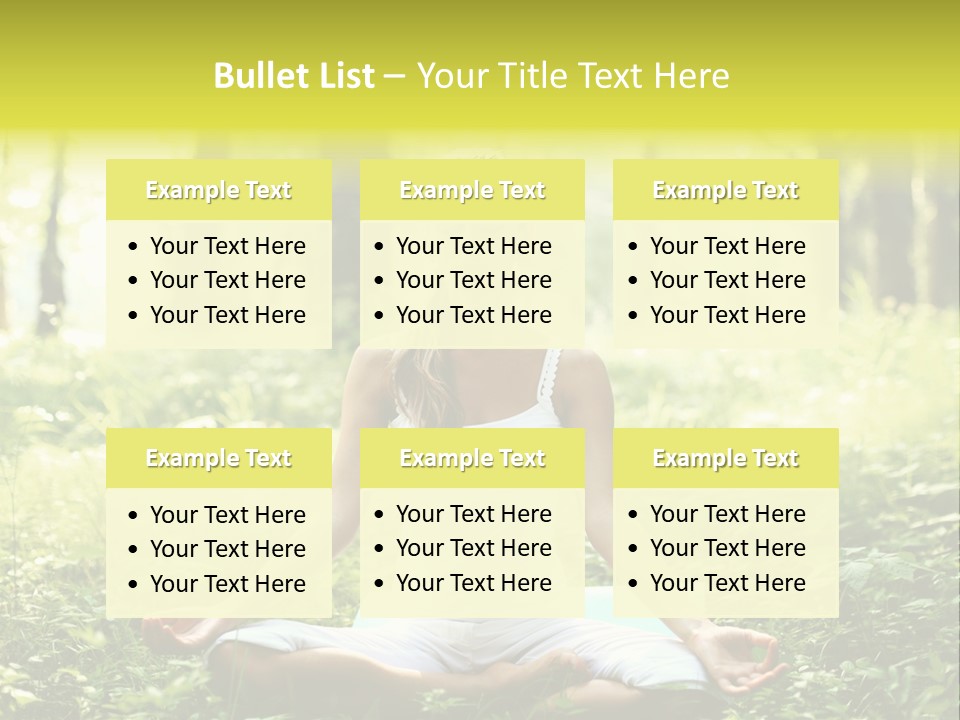 Fitness Recreation White PowerPoint Template