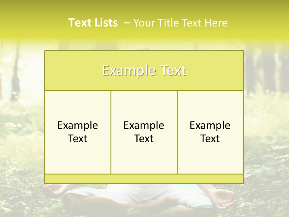 Fitness Recreation White PowerPoint Template
