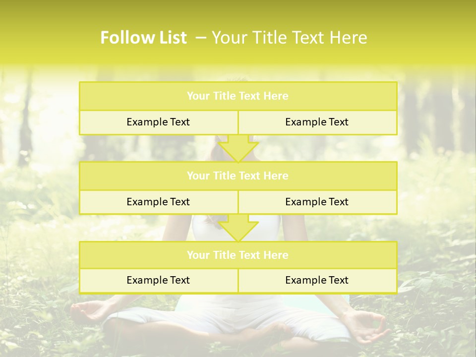 Fitness Recreation White PowerPoint Template