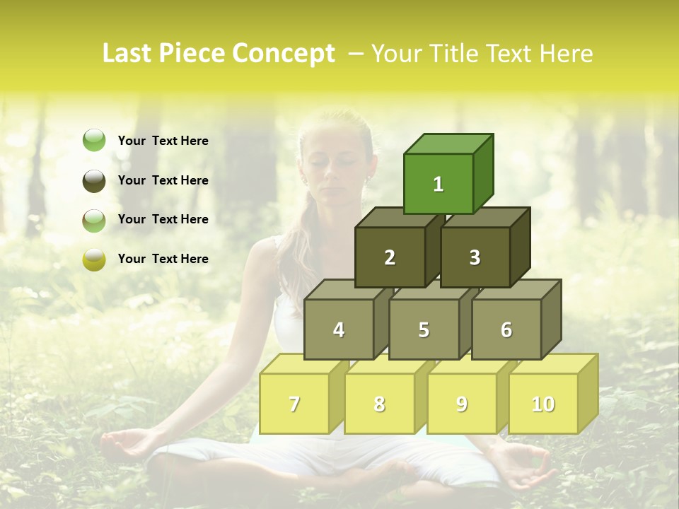 Fitness Recreation White PowerPoint Template