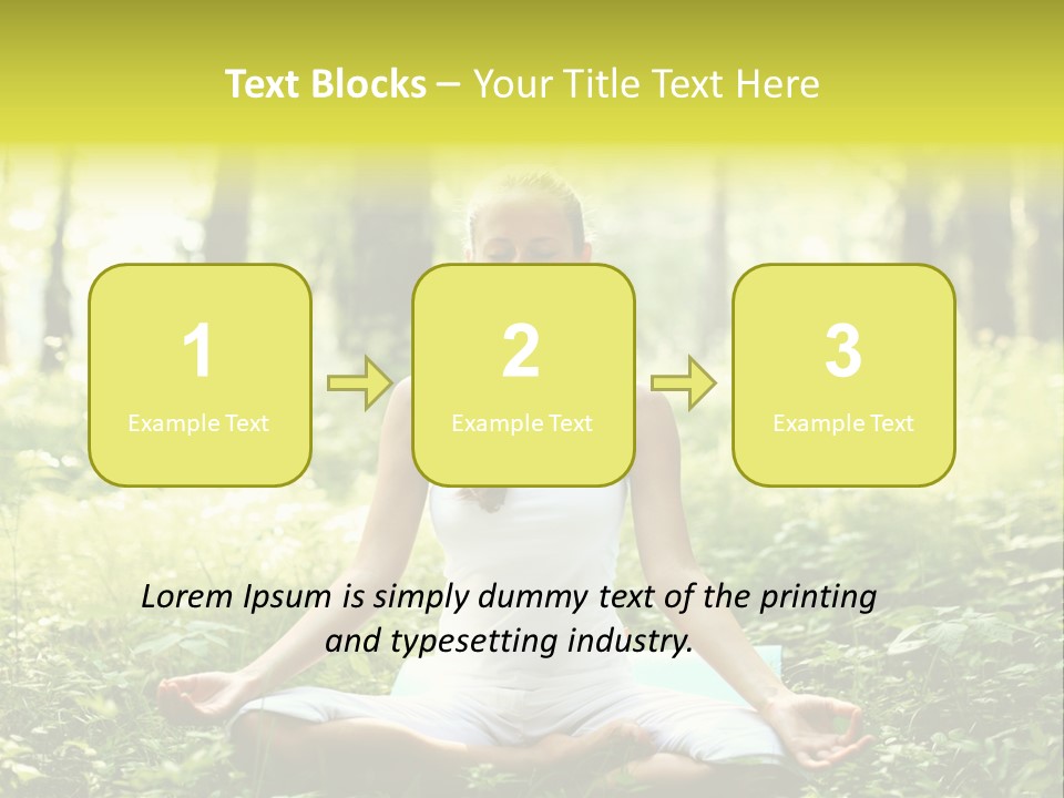 Fitness Recreation White PowerPoint Template