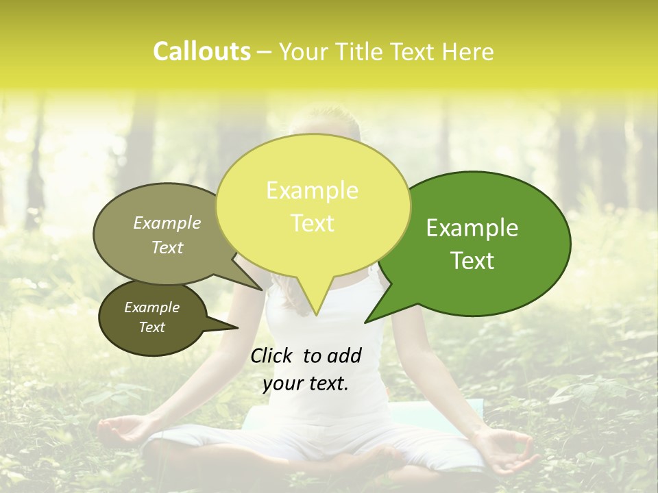 Fitness Recreation White PowerPoint Template