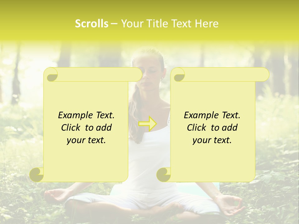 Fitness Recreation White PowerPoint Template