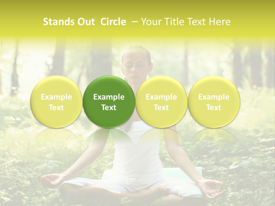 Fitness Recreation White PowerPoint Template