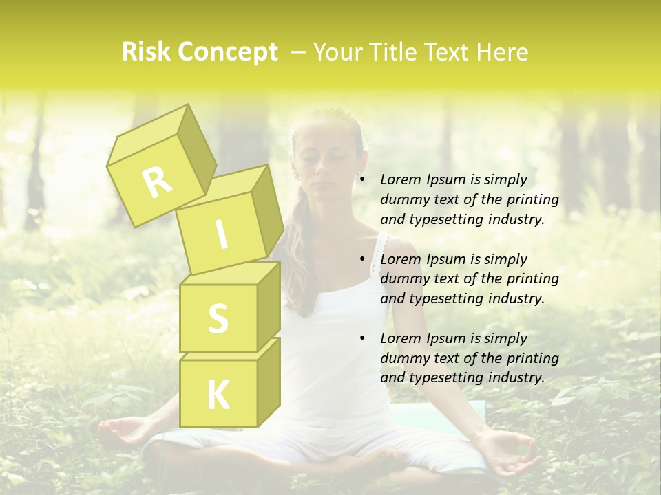 Fitness Recreation White PowerPoint Template