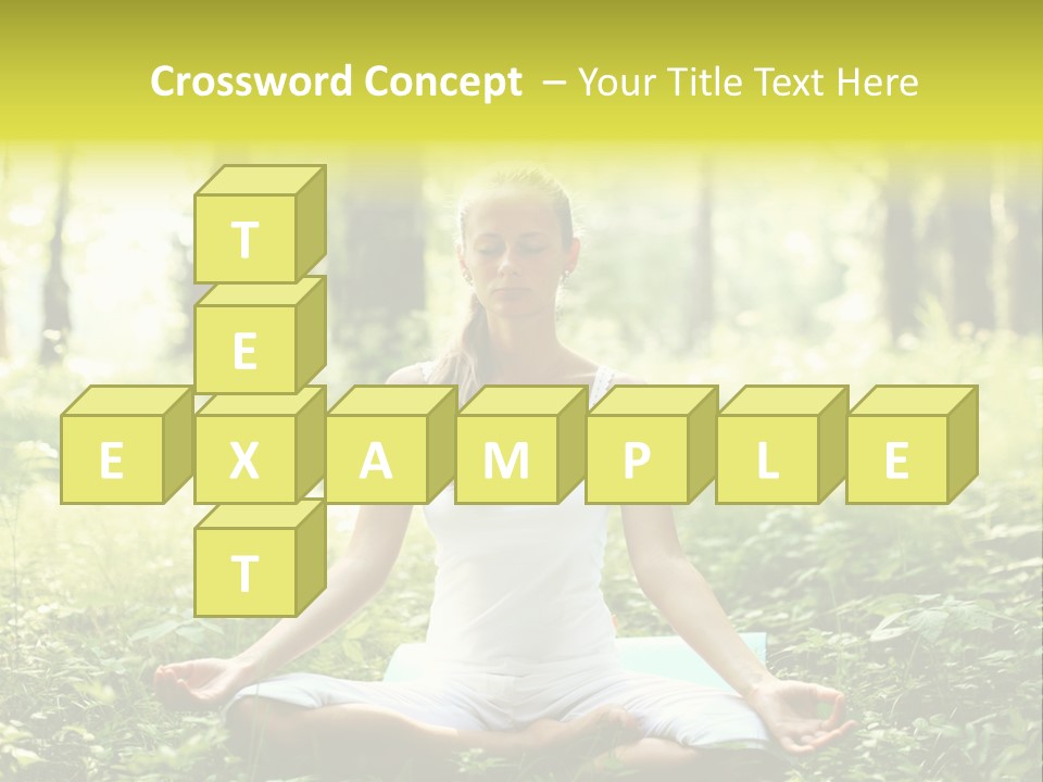 Fitness Recreation White PowerPoint Template