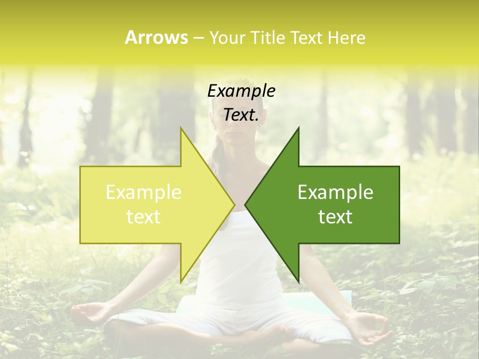 Fitness Recreation White PowerPoint Template