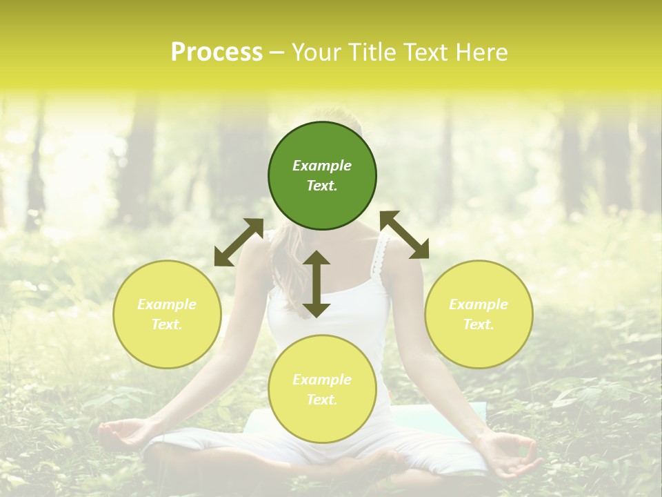 Fitness Recreation White PowerPoint Template