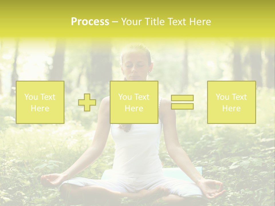 Fitness Recreation White PowerPoint Template