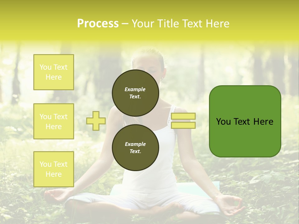 Fitness Recreation White PowerPoint Template