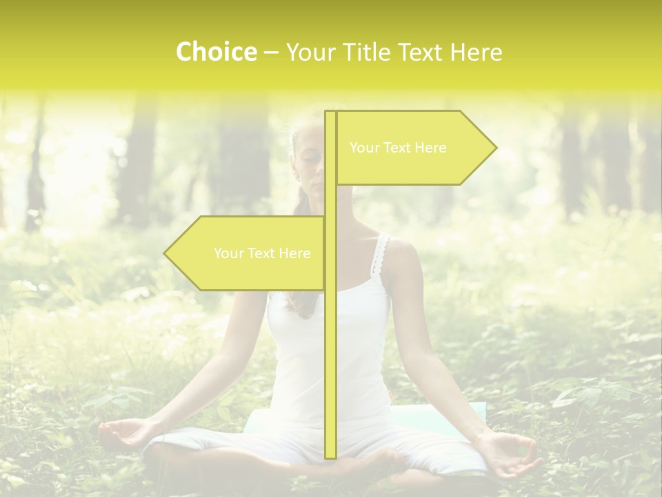 Fitness Recreation White PowerPoint Template