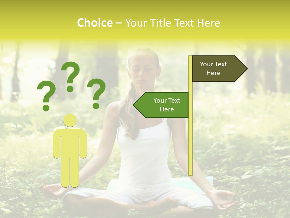 Fitness Recreation White PowerPoint Template