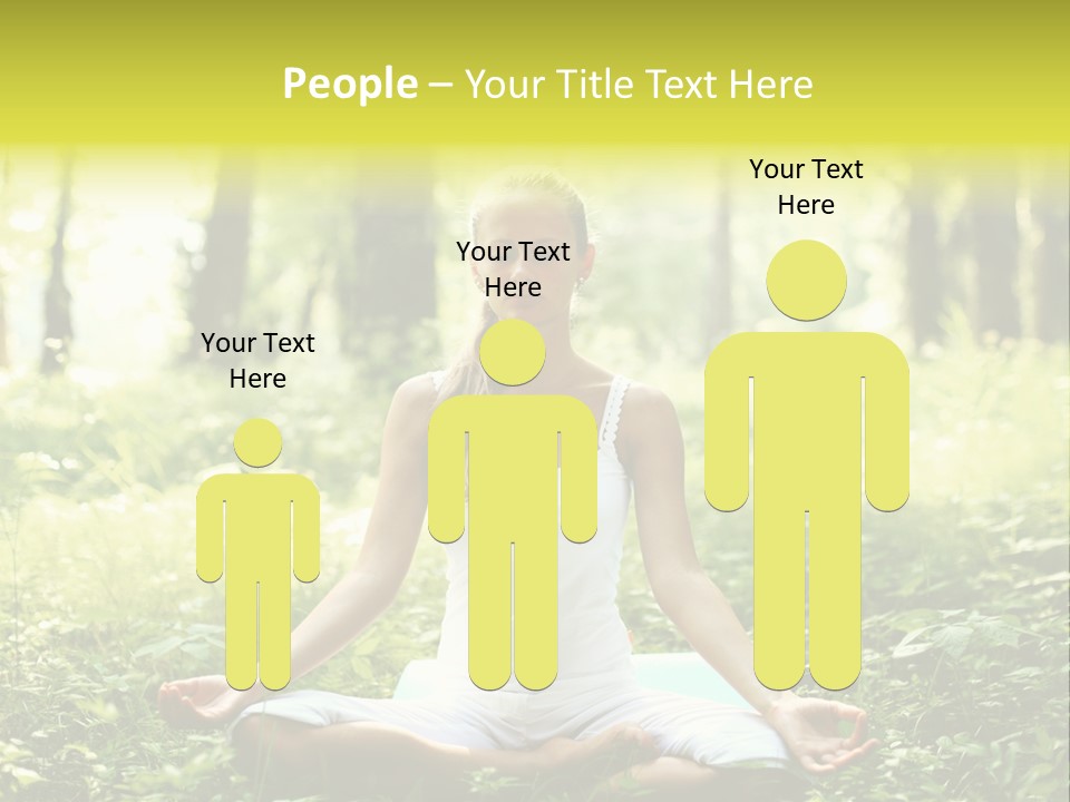 Fitness Recreation White PowerPoint Template